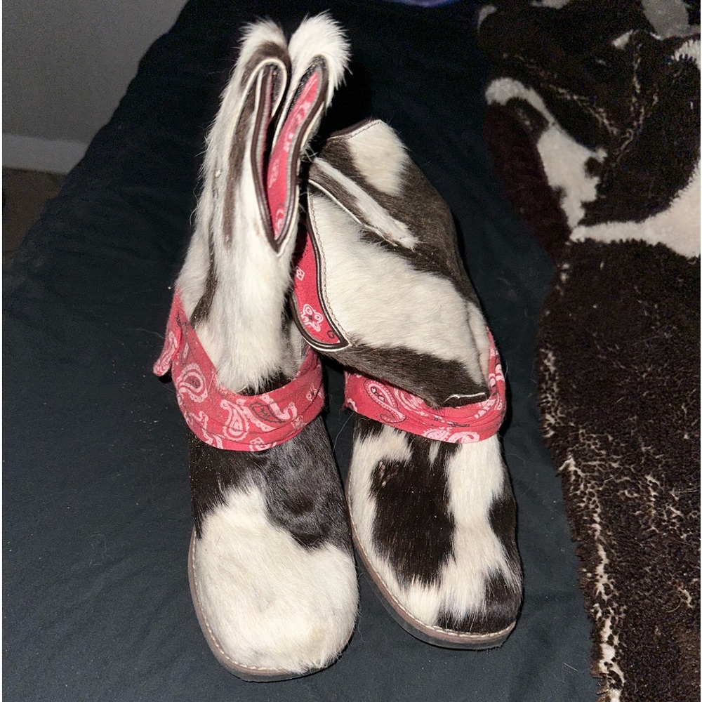 Dan post cowhide kids boots